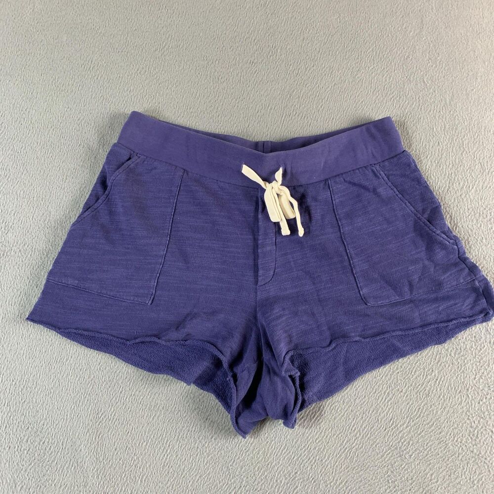 J.Crew Shorts Womens Medium Purple Vintage Fleece Sweat Elastic Waist Lounge